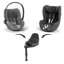 Base T I-Size CYBEX Black -Cybex Soldes Magasin base t i size cybex black 2