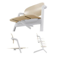 Chaise-haute Lemo 2 4en1 CYBEX Sand White -Cybex Soldes Magasin chaise haute lemo 2 4en1 cybex sand white 6