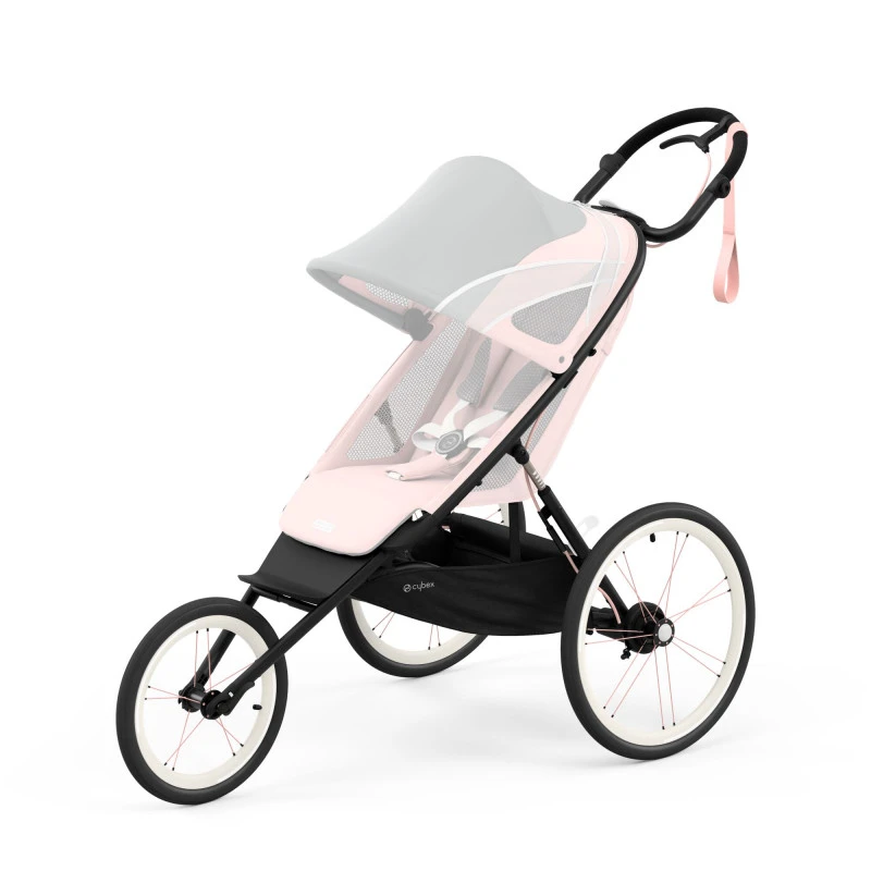 Châssis De Poussette Avi Sport CYBEX Noir/Détails Roses 4 Châssis De Poussette Avi Sport CYBEX Noir/Détails Roses – Image 2