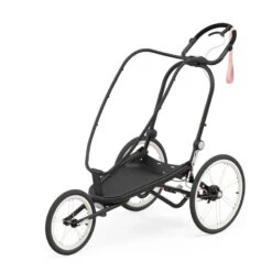 Châssis De Poussette Zéno Sport CYBEX Noir/détails Roses