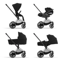 Châssis Et Structure EPriam 2 CYBEX Chrome Black -Cybex Soldes Magasin chassis et structure epriam 20 cybex chrome black 4