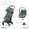 Duo Poussette Coya + Siège Cloud T CYBEX Matt Black/Leaf Green 1 Duo Poussette Coya + Siège Cloud T CYBEX Matt Black/Leaf Green -Cybex Soldes Magasin duo poussette coya siege cloud t cybex matt blackleaf green