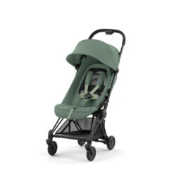 Duo Poussette Coya + Siège Cloud T CYBEX Matt Black/Leaf Green -Cybex Soldes Magasin duo poussette coya siege cloud t cybex matt blackleaf green 4