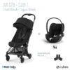 Duo Poussette Coya + Siège Cloud T CYBEX Matt Black/Sepia Black
