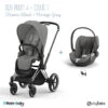 Duo Poussette Priam 4 + Cloud T I-Size CYBEX Chrome Black/Mirage Grey -Cybex Soldes Magasin duo poussette priam 4 cloud t i size cybex chrome blackmirage grey