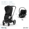 Duo Poussette Priam 4 + Cloud T I-Size CYBEX Matt Black/Sepia Black -Cybex Soldes Magasin duo poussette priam 4 cloud t i size cybex matt blacksepia black