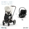 Duo Poussette Priam 4 + Cloud T I-Size CYBEX RoseGold/Off White -Cybex Soldes Magasin duo poussette priam 4 cloud t i size cybex rosegoldoff white