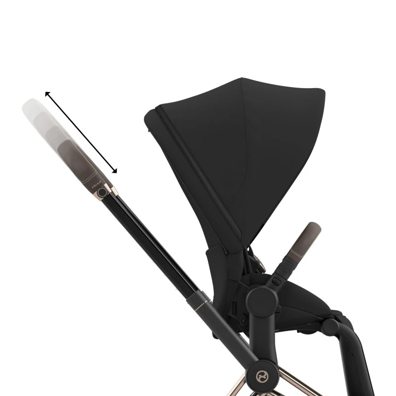 Duo Poussette Priam 4 + Cloud T I-Size CYBEX RoseGold/Off White 10 Duo Poussette Priam 4 + Cloud T I-Size CYBEX RoseGold/Off White – Image 8