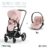 Duo Poussette Priam 4 + Cloud T Plus I-Size CYBEX Chrome Brown/Peach Pink -Cybex Soldes Magasin duo poussette priam 4 cloud t plus i size cybex chrome brownpeach pink