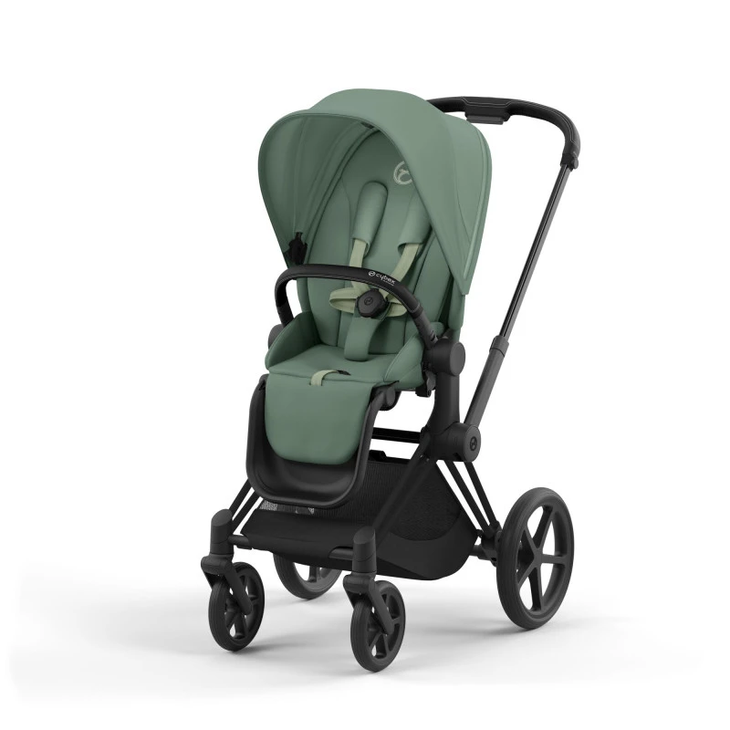 Duo Poussette Priam 4 + Cloud T Plus I-Size CYBEX Matt Black/Leaf Green 4 Duo Poussette Priam 4 + Cloud T Plus I-Size CYBEX Matt Black/Leaf Green – Image 2