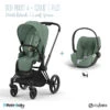 Duo Poussette Priam 4 + Cloud T Plus I-Size CYBEX Matt Black/Leaf Green 2 Duo Poussette Priam 4 + Cloud T Plus I-Size CYBEX Matt Black/Leaf Green -Cybex Soldes Magasin duo poussette priam 4 cloud t plus i size cybex matt blackleaf green