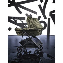Nacelle Mélio 2 Street Art CYBEX Olive Green -Cybex Soldes Magasin melio cot street 5
