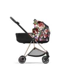 Nacelle De Luxe Mios 3 CYBEX Spring Blossom, Dark Black -Cybex Soldes Magasin nacelle de luxe mios 30 cybex spring blossom dark black 2