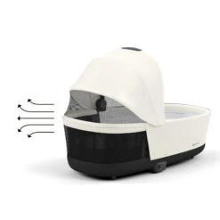 Nacelle Luxe Pour Priam 4 / E-Priam CYBEX Off White -Cybex Soldes Magasin nacelle luxe pour priam 4 e priam cybex off white 3