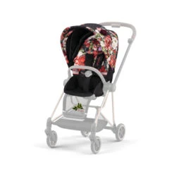 Pack Siège Mios 3 CYBEX Spring Blossom, Dark Black