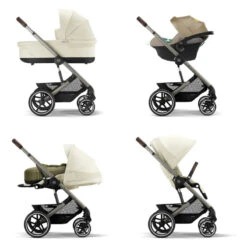 Poussette Balios S Lux CYBEX Seashell Beige -Cybex Soldes Magasin poussette balios s lux cybex seashell beige 7