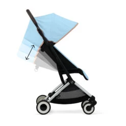 Poussette Compacte Orfeo CYBEX Beach Blue -Cybex Soldes Magasin poussette compacte orfeo cybex beach blue 5