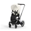 Poussette Complète EPriam 2 CYBEX Chrome Black / Off White -Cybex Soldes Magasin poussette complete epriam 2 cybex chrome black off white