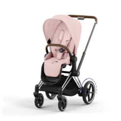 Poussette Complète EPriam 2 CYBEX Chrome Brown / Peach Pink