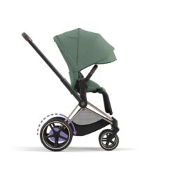 Poussette Complète EPriam 2 CYBEX RoseGold / Leaf Green -Cybex Soldes Magasin poussette complete epriam 2 cybex rosegold leaf green 3