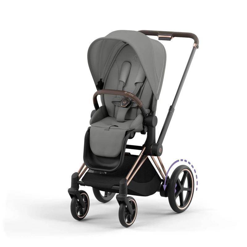 Poussette Complète EPriam 2 CYBEX Rosegold / Mirage Grey 3 Poussette Complète EPriam 2 CYBEX Rosegold / Mirage Grey