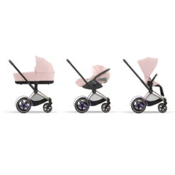 Poussette Complète EPriam 2 CYBEX Rosegold / Peach Pink -Cybex Soldes Magasin poussette complete epriam 2 cybex rosegold peach pink 8
