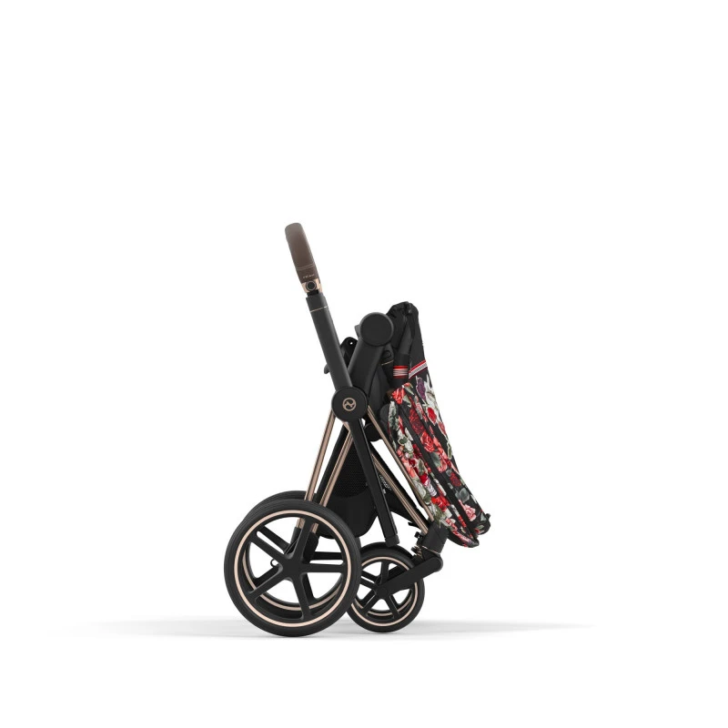 Poussette Complète EPriam 2 Rosegold CYBEX Spring Blossom Dark 7 Poussette Complète EPriam 2 Rosegold CYBEX Spring Blossom Dark – Image 5