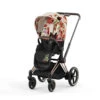 Poussette Complète EPriam 2 Rosegold CYBEX Spring Blossom Light -Cybex Soldes Magasin poussette complete epriam 2 rosegold cybex spring blossom light