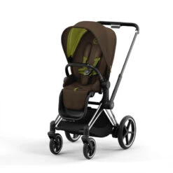 Poussette Complète EPriam 2 CYBEX Chrome Black/Khaki Green