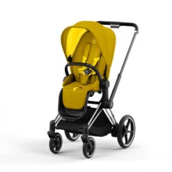 Poussette Complète EPriam 2 CYBEX Chrome Black/Mustard Yellow