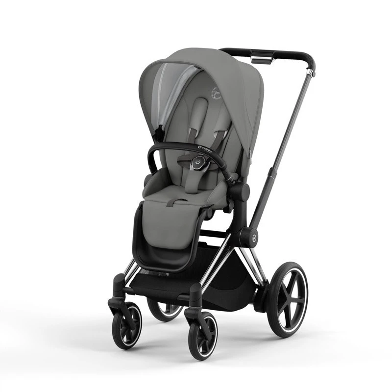 Poussette Complète EPriam 2 CYBEX Chrome Black/Soho Grey 3 Poussette Complète EPriam 2 CYBEX Chrome Black/Soho Grey