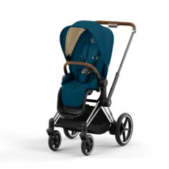 Poussette Complète EPriam 2 CYBEX Chrome Brown/Mountain Blue