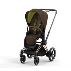 Poussette Complète EPriam 2 CYBEX Rosegold/Khaki Green