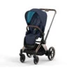 Poussette Complète EPriam 2 CYBEX Rosegold/Nautical Blue -Cybex Soldes Magasin poussette complete epriam 20 cybex rosegoldnautical blue