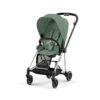 Poussette Complète Mios 3 CYBEX Chrome Black / Leaf Green -Cybex Soldes Magasin poussette complete mios 3 cybex chrome black leaf green