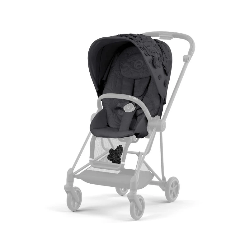 Poussette Complète Mios 3 Matt Black CYBEX Simply Flowers Grey 4 Poussette Complète Mios 3 Matt Black CYBEX Simply Flowers Grey – Image 2