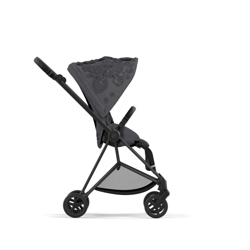 Poussette Complète Mios 3 Matt Black CYBEX Simply Flowers Grey 5 Poussette Complète Mios 3 Matt Black CYBEX Simply Flowers Grey – Image 3