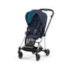 Poussette Complète Mios 3 CYBEX Chrome Black/Nautical Blue -Cybex Soldes Magasin poussette complete mios 30 cybex chrome blacknautical blue
