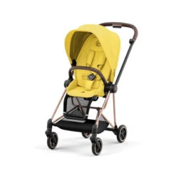 Poussette Complète Mios 3 CYBEX Rosegold/Mustard Yellow