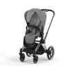 Poussette Complète Priam 4 CYBEX Chrome Black/Soho Grey