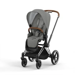 Poussette Complète Priam 4 CYBEX Chrome Brown/Soho Grey