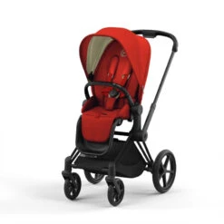 Poussette Complète Priam 4 CYBEX Matt Black/Autumn Gold
