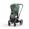 Poussette Complète Priam 4 CYBEX Chrome Black / Leaf Green -Cybex Soldes Magasin poussette complete priam 4 cybex chrome black leaf green