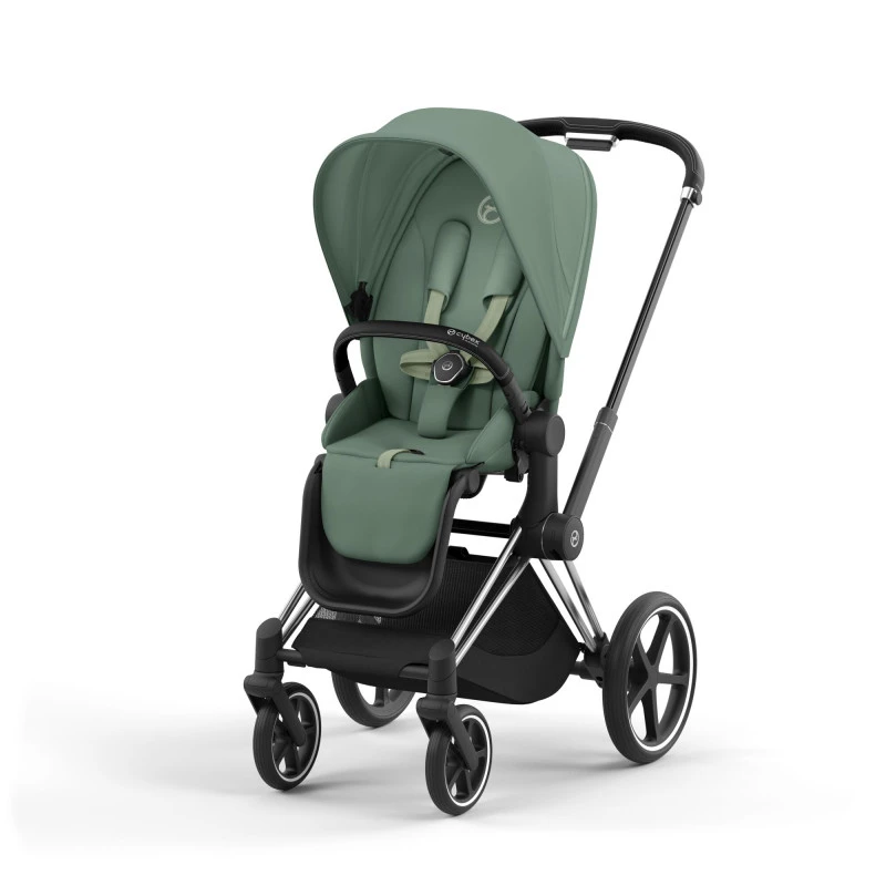 Poussette Complète Priam 4 CYBEX Chrome Black / Leaf Green 3 Poussette Complète Priam 4 CYBEX Chrome Black / Leaf Green