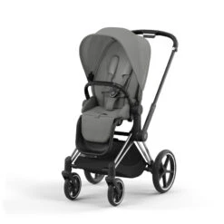 Poussette Complète Priam 4 CYBEX Chrome Black / Mirage Grey