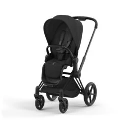 Poussette Complète Priam 4 CYBEX Matt Back / Sepia Black
