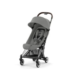 Poussette Coya CYBEX Chrome Brown/Mirage Grey -Cybex Soldes Magasin poussette coya cybex chrome brownmirage grey 4