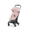 Poussette Coya CYBEX Matt Black/Peach Pink -Cybex Soldes Magasin poussette coya cybex matt blackpeach pink