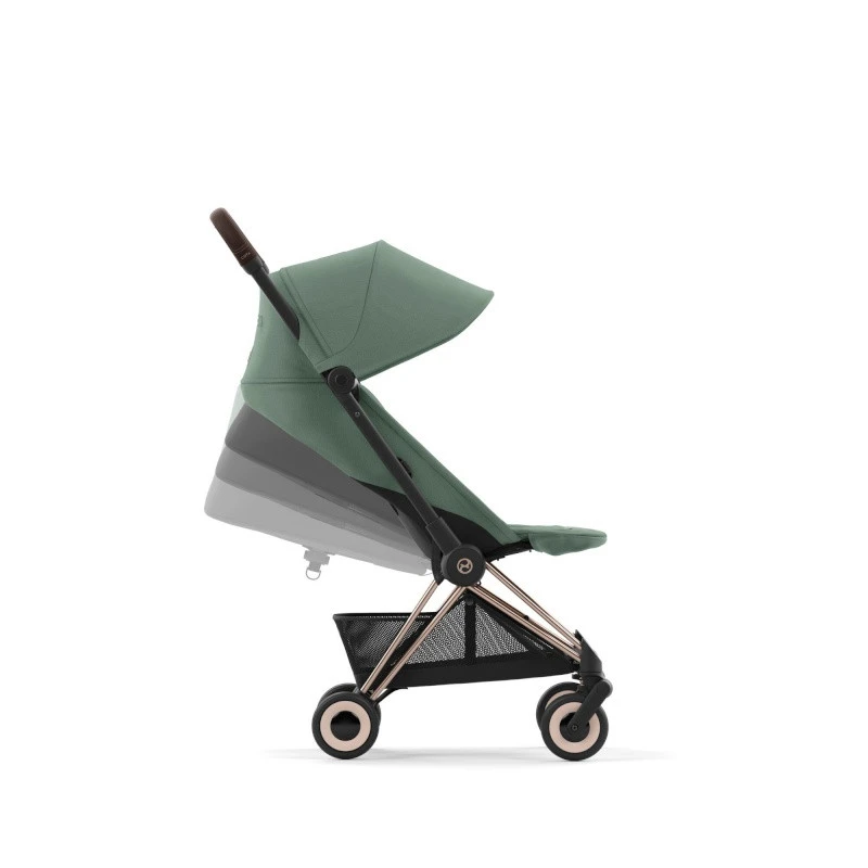 Poussette Coya CYBEX Rosegold/Leaf Green 5 Poussette Coya CYBEX Rosegold/Leaf Green – Image 3