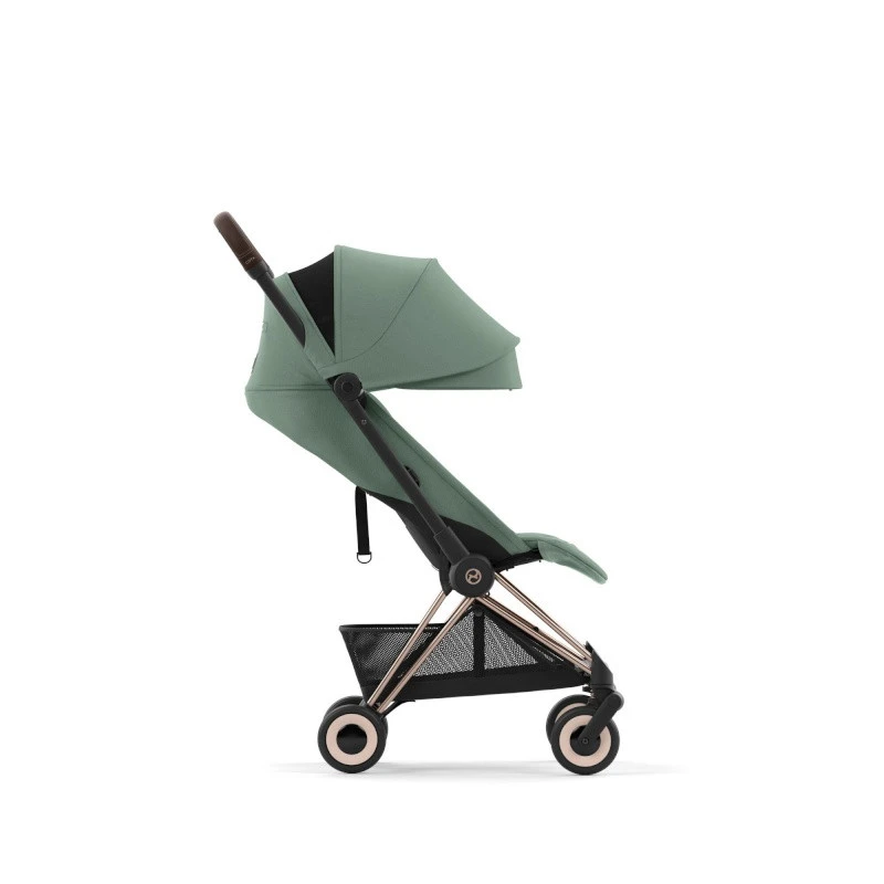 Poussette Coya CYBEX Rosegold/Leaf Green 6 Poussette Coya CYBEX Rosegold/Leaf Green – Image 4